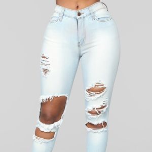 Beach bum jeans - light blue